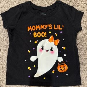 Black Halloween Ghost T-Shirt